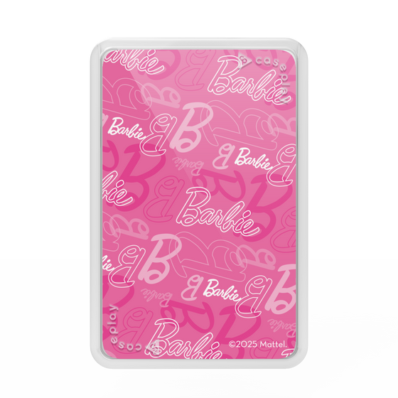 プレミアムカードウォレット［ Barbie - ロゴパターン1 ］