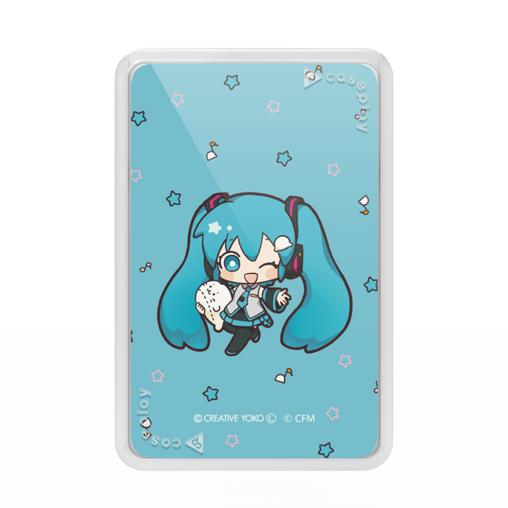 プレミアムカードウォレット［ しろたん×初音ミク - 初音ミク - しろたんと一緒 ］