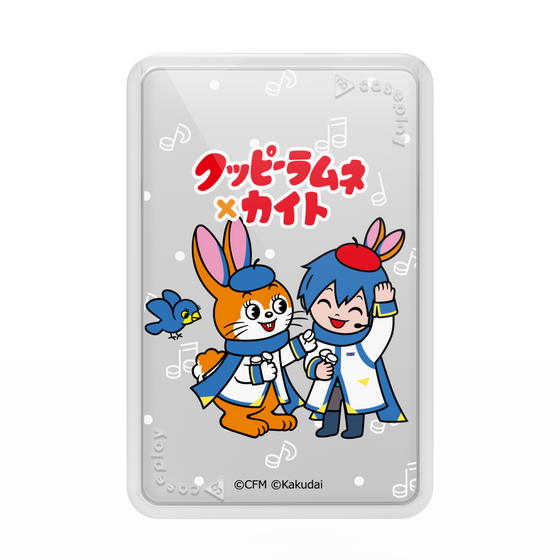 プレミアムカードウォレット［ 初音ミク×クッピーラムネ - KAITO×クッピー - デフォルメイラスト ］