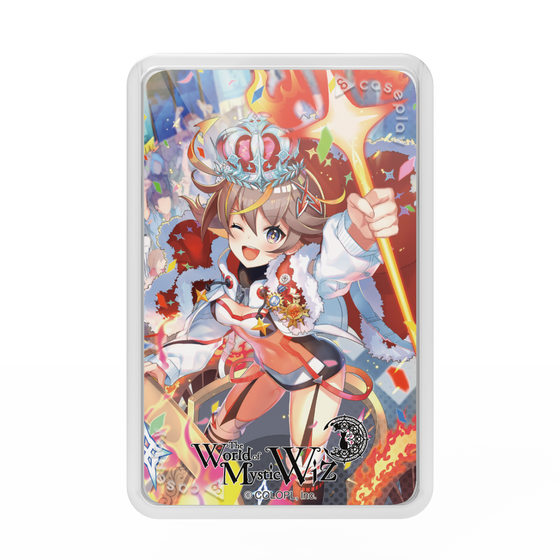 プレミアムカードウォレット［ クイズRPG 魔法使いと黒猫のウィズ - アレスちゃん ］