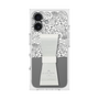 プレミアムスクエアケース LANVIN en Bleu - STAND & RING RIBBON［ LANVIN en Bleu - Lace - White ］