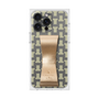 プレミアムスクエアケース LANVIN en Bleu - STAND & RING RIBBON［ LANVIN en Bleu - Monogram - Yellow ］