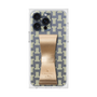 プレミアムスクエアケース LANVIN en Bleu - STAND & RING RIBBON［ LANVIN en Bleu - Monogram - Yellow ］