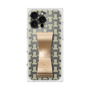プレミアムスクエアケース LANVIN en Bleu - STAND & RING RIBBON［ LANVIN en Bleu - Monogram - Yellow ］