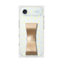 プレミアムスクエアケース LANVIN en Bleu - STAND & RING RIBBON［ LANVIN en Bleu - Monogram - Yellow ］