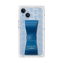 プレミアムスクエアケース LANVIN en Bleu - STAND & RING RIBBON［ LANVIN en Bleu - Monogram - Blue ］