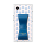 プレミアムスクエアケース LANVIN en Bleu - STAND & RING RIBBON［ LANVIN en Bleu - Monogram - Blue ］