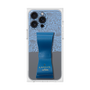 プレミアムスクエアケース LANVIN en Bleu - STAND & RING RIBBON［ LANVIN en Bleu - Lace - Blue ］