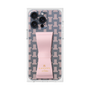 プレミアムスクエアケース LANVIN en Bleu - STAND & RING RIBBON［ LANVIN en Bleu - Monogram - Pink ］