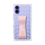 プレミアムスクエアケース LANVIN en Bleu - STAND & RING RIBBON［ LANVIN en Bleu - Monogram - Pink ］