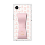 プレミアムスクエアケース LANVIN en Bleu - STAND & RING RIBBON［ LANVIN en Bleu - Monogram - Pink ］