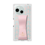 プレミアムスクエアケース LANVIN en Bleu - STAND & RING RIBBON［ LANVIN en Bleu - Monogram - Pink ］