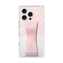 プレミアムスクエアケース LANVIN en Bleu - STAND & RING RIBBON［ LANVIN en Bleu - Lace - Pink ］