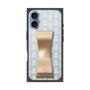 プレミアムスクエアケース LANVIN en Bleu - STAND & RING RIBBON［ LANVIN en Bleu - Monogram - Yellow ］