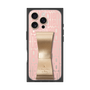 プレミアムスクエアケース LANVIN en Bleu - STAND & RING RIBBON［ LANVIN en Bleu - Logo Pattern - Pink ］