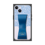 プレミアムスクエアケース LANVIN en Bleu - STAND & RING RIBBON［ LANVIN en Bleu - Lace - Blue ］
