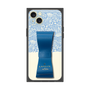 プレミアムスクエアケース LANVIN en Bleu - STAND & RING RIBBON［ LANVIN en Bleu - Lace - Blue ］