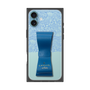プレミアムスクエアケース LANVIN en Bleu - STAND & RING RIBBON［ LANVIN en Bleu - Lace - Blue ］