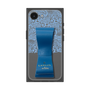 プレミアムスクエアケース LANVIN en Bleu - STAND & RING RIBBON［ LANVIN en Bleu - Lace - Blue ］