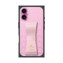 プレミアムスクエアケース LANVIN en Bleu - STAND & RING RIBBON［ LANVIN en Bleu - Monogram - Pink ］