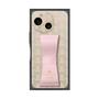 プレミアムスクエアケース LANVIN en Bleu - STAND & RING RIBBON［ LANVIN en Bleu - Monogram - Pink ］