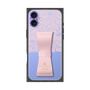 プレミアムスクエアケース LANVIN en Bleu - STAND & RING RIBBON［ LANVIN en Bleu - Lace - Pink ］