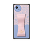 プレミアムスクエアケース LANVIN en Bleu - STAND & RING RIBBON［ LANVIN en Bleu - Lace - Pink ］