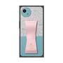 プレミアムスクエアケース LANVIN en Bleu - STAND & RING RIBBON［ LANVIN en Bleu - Lace - Pink ］