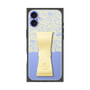 プレミアムスクエアケース LANVIN en Bleu - STAND & RING RIBBON［ LANVIN en Bleu - Lace - Yellow ］