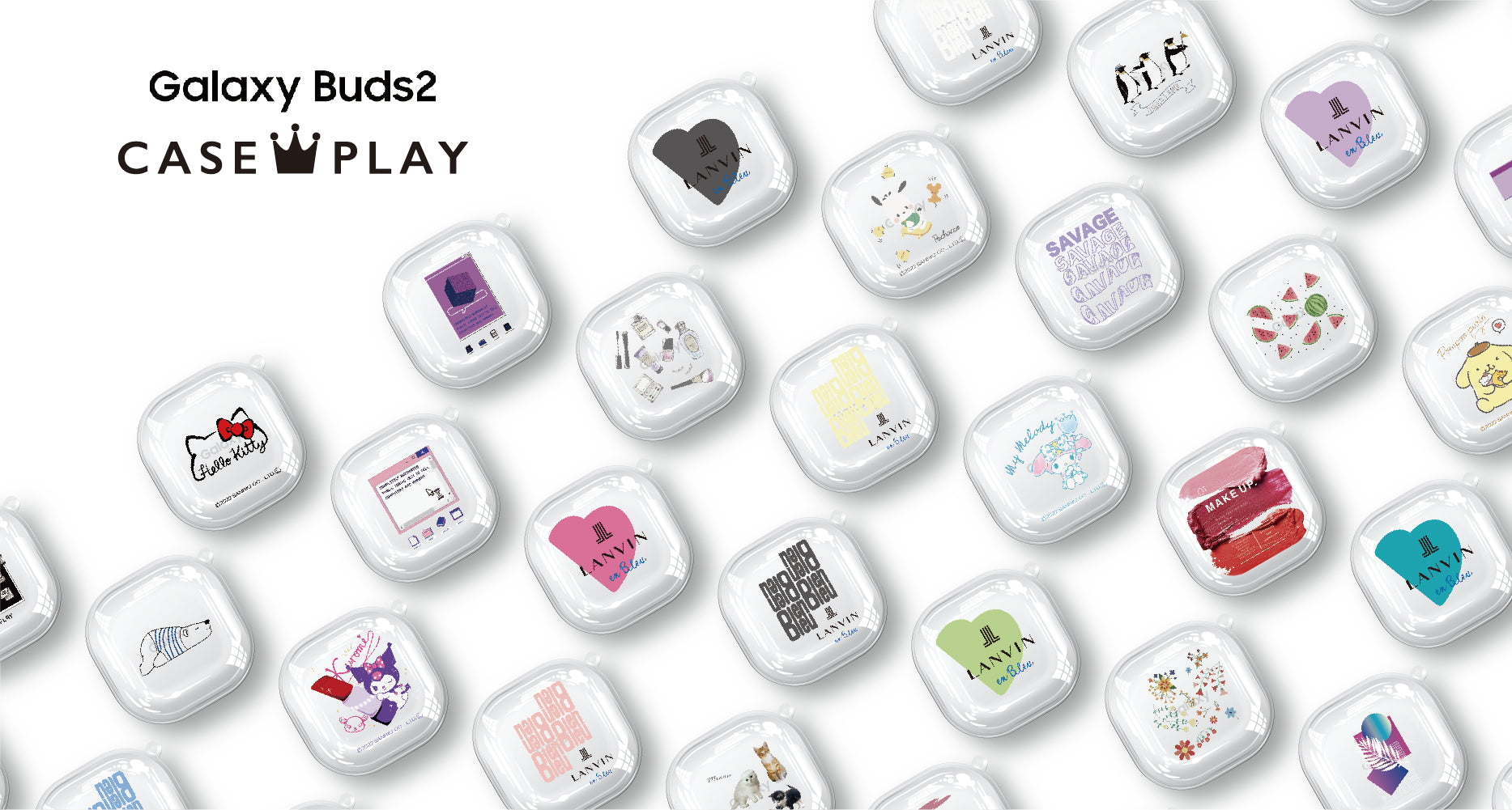 SAMSUNG GALAXY BUDS2 とCASEPLAYのケースのセット-