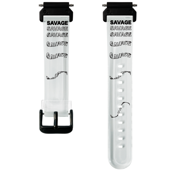 スマートウォッチクリアバンド［ SAVAGE Black ］