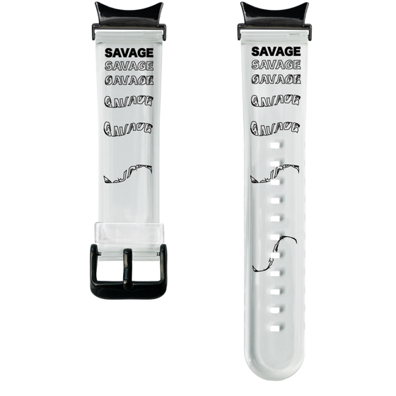 スマートウォッチクリアバンド［ SAVAGE Black ］