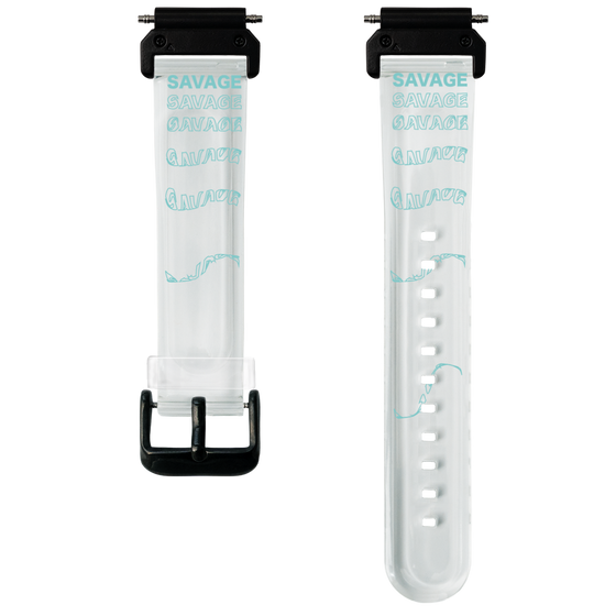 スマートウォッチクリアバンド［ SAVAGE Blue ］