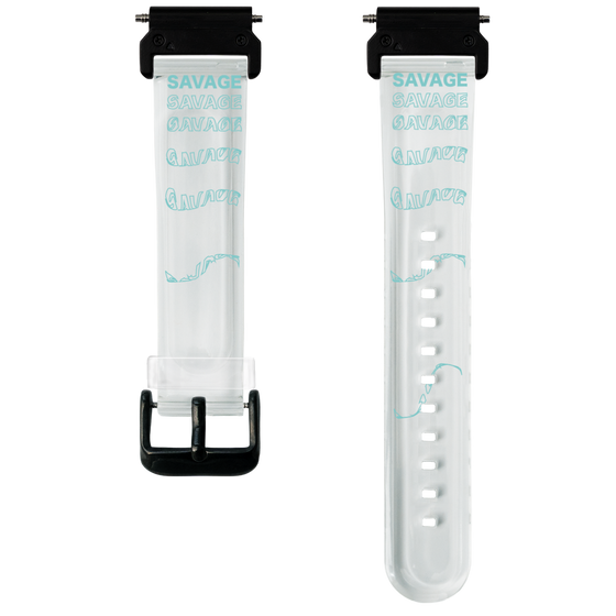 スマートウォッチクリアバンド［ SAVAGE Blue ］