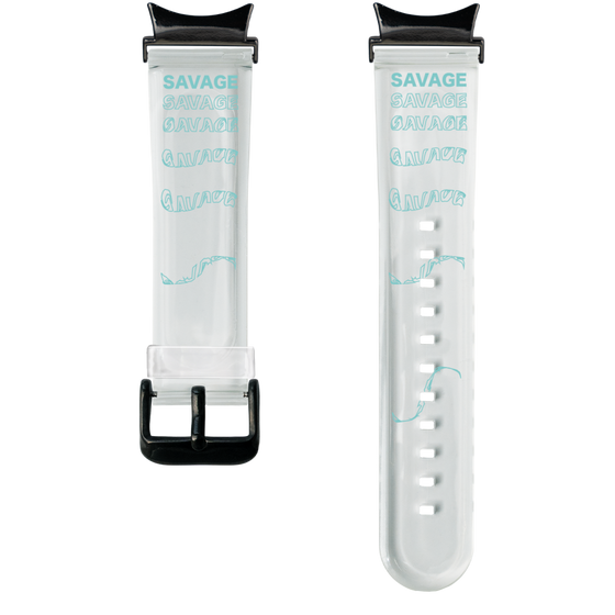 スマートウォッチクリアバンド［ SAVAGE Blue ］