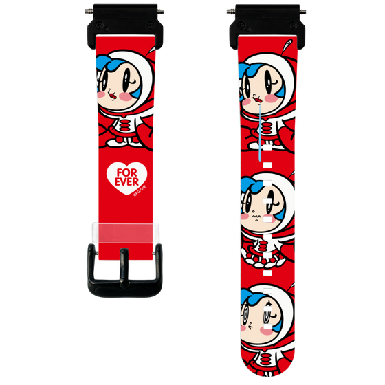 スマートウォッチクリアバンド［ スーパーミルクチャンFOREVER♥ - バンドA ］