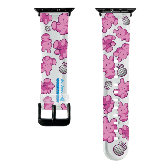 スマートウォッチクリアバンド［ オリジナル - うさぎディスコ ］