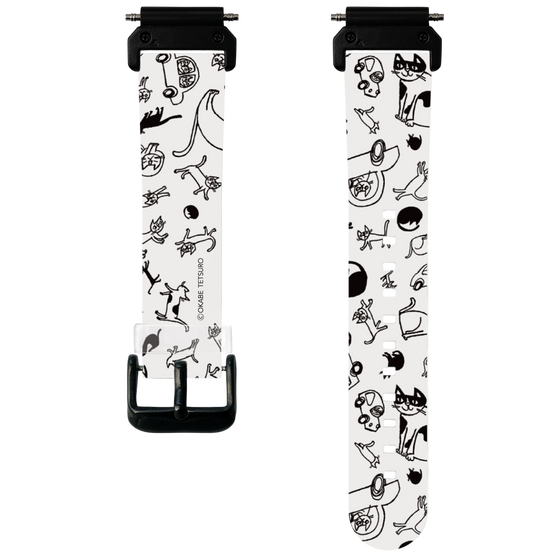 スマートウォッチクリアバンド［ おかべてつろう - おでかけ日和 ］