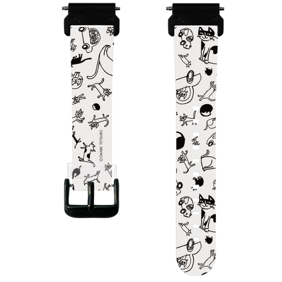 スマートウォッチクリアバンド［ おかべてつろう - おでかけ日和 ］