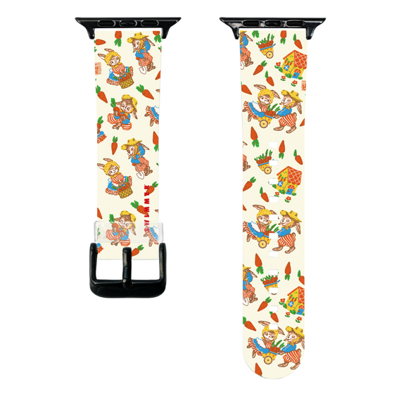 スマートウォッチクリアバンド［ SWIMMER - にんじん畑 ］