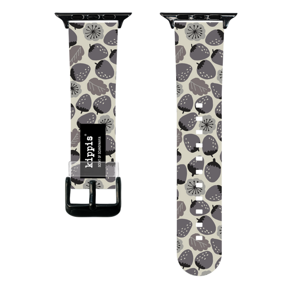 スマートウォッチクリアバンド［ kippis® - Mansikka 苺 ］