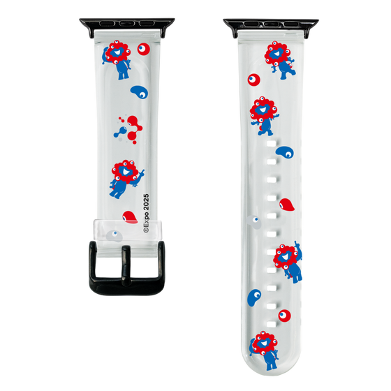 スマートウォッチクリアバンド［ Expo2025 大阪・関西万博 - ミャクミャクがいっぱい ］