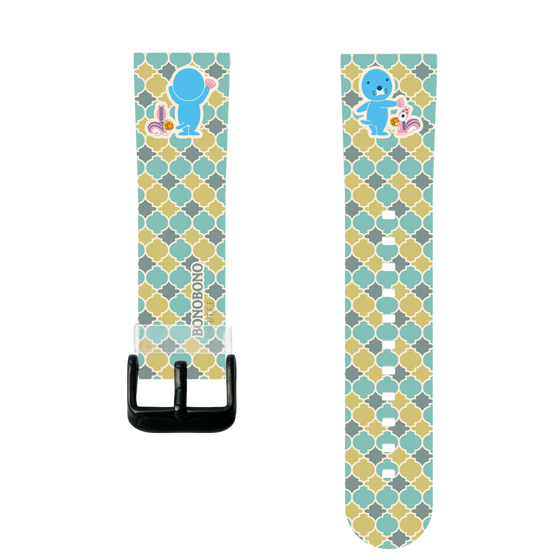 スマートウォッチクリアバンド［ ぼのぼの - タイル ］