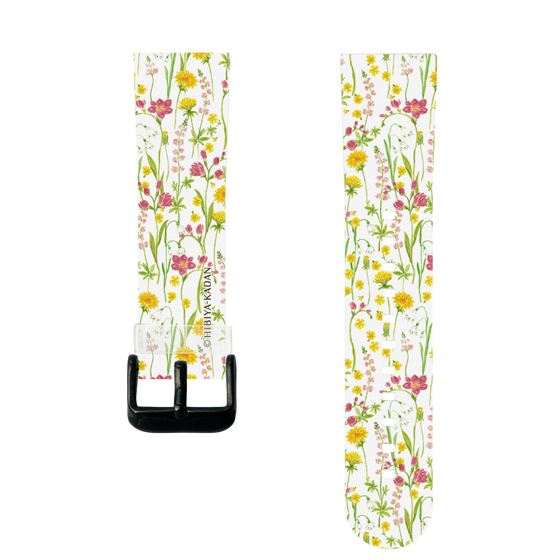 スマートウォッチクリアバンド［ 日比谷花壇 - プリムラ ］