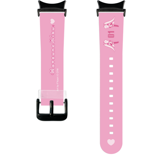 スマートウォッチクリアバンド［ 初音ミク - ハート ］