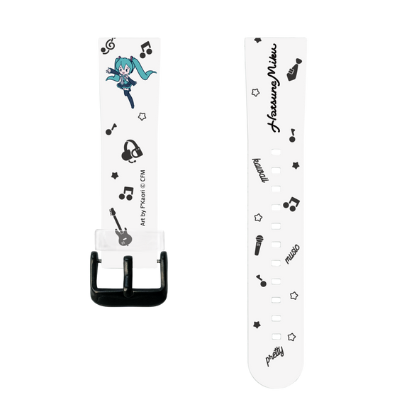 スマートウォッチクリアバンド［ 初音ミク - インストルメント ］