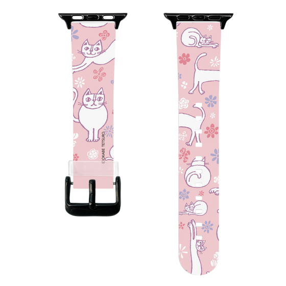 スマートウォッチクリアバンド［ おかべてつろう - こころ咲く日 ］