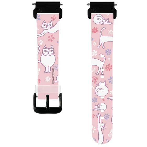 スマートウォッチクリアバンド［ おかべてつろう - こころ咲く日 ］