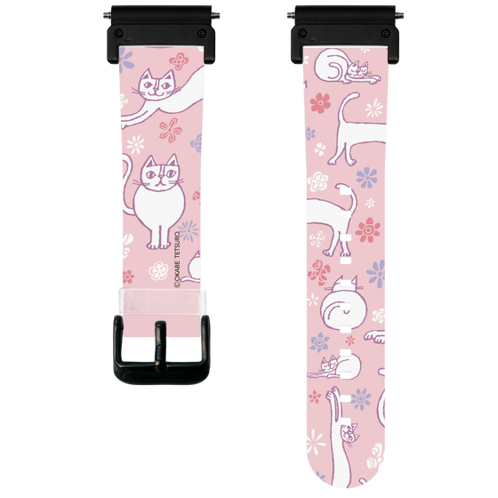 スマートウォッチクリアバンド［ おかべてつろう - こころ咲く日 ］