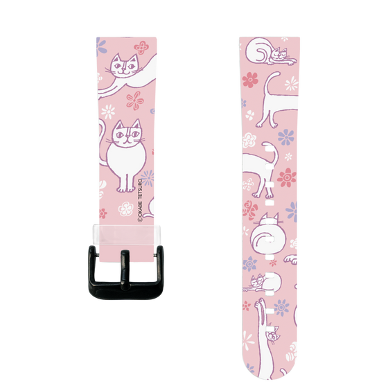 スマートウォッチクリアバンド［ おかべてつろう - こころ咲く日 ］